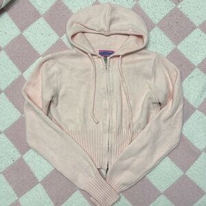 Edikted Pink Zip Up Top